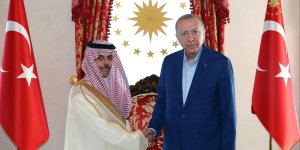 Cumhurbaşkanı Erdoğan, Suudi Arabistan Dışişleri Bakanı Al-Saud'u kabul etti
