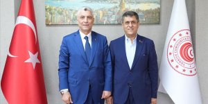 Ticaret Bakanı Ömer Bolat, UND Başkanı Aras'ı kabul etti