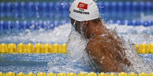 Milli sporcu Berkay Ömer Öğretir, 100 metre kurbağalamada yarı finale kalamadı