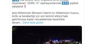 12 ilde terör operasyonu: 33 GÖZALTI