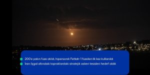 SAVAŞ HATTI.. İran'dan İsrail'e füze saldırısı