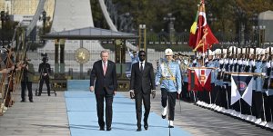 Cumhurbaşkanı Erdoğan, Senegal Cumhurbaşkanı Fay'ı resmi törenle karşıladı