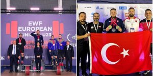 Milli halterci Muhammed Emin Burun'dan Avrupa Şampiyonası'nda 2 altın, 1 gümüş madalya