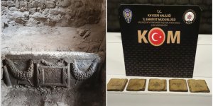 VİDEO / Kayseri'de 1800 yıllık el yazması 5 kitap ele geçirildi