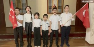 Rusya’daki Türk çocuklardan Atatürk mesajı