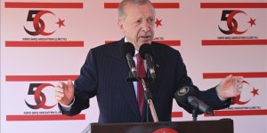 Cumhurbaşkanı Erdoğan, KKTC'nin 41'inci kuruluş yıl dönümünü kutladı