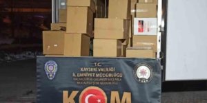 Kayseri'de 2 milyon makaron ele geçirildi!