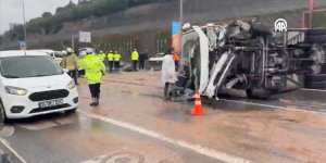 Maltepe'de devrilen midibüsteki 1 kişi öldü, 7 kişi yaralandı