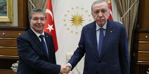 Cumhurbaşkanı Erdoğan, KKTC Başbakanı Üstel'i kabul etti