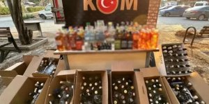 KAYSERİ'de 294 şişe kaçak alkol ele geçirildi