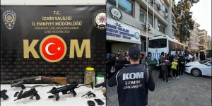 İzmir'de suç örgütü operasyonunda 32 şüpheli tutuklandı