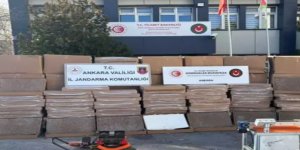 Ankara'da tütünle doldurulmuş kaçak 1 milyon 231 bin makaron ele geçirildi!
