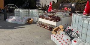İstanbul'da Sahte Alkol operasyonları / 13 Gözaltı