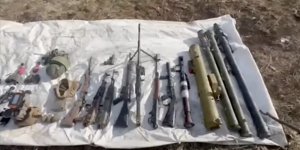 Pençe-Kilit Operasyonu bölgesinde teröristlere ait silah, mühimmat ve malzeme ele geçirildi