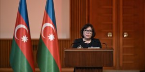 Azerbaycan Milli Meclis Başkanı Gafarova, TBMM'de Kurtulmuş ile ortak basın toplantısında konuştu