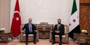 Dışişleri Bakanı Fidan, Şam’da Ahmed eş-Şera bir araya geldi