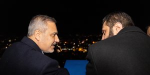 Fidan ve Suriye'nin yeni lideri Şera, Kasyun Dağı'nda Şam manzarası izledi