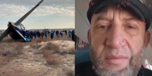 VİDEO / Kazakistan'daki uçak kazasında kurtulan yolcu kaza süreci ve sonrasını kayda aldı