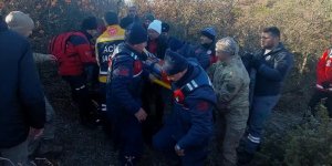 Kütahya'da ormanda kaybolan kişi donmak üzereyken bulundu