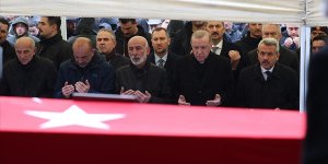 Cumhurbaşkanı Erdoğan, Rize'de Kıbrıs gazisinin cenaze törenine katıldı
