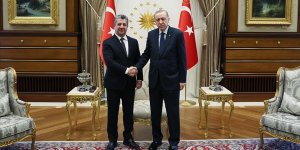 Cumhurbaşkanı Erdoğan, IKBY Başbakanı Barzani'yi kabul etti