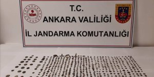 Ankara'da tarihi eser niteliği taşıyan 530 obje ve sikke ele geçirildi!