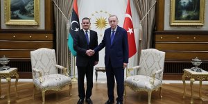 Cumhurbaşkanı Erdoğan, Libya Başbakanı Dibeybe'yi kabul etti