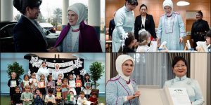 Emine Erdoğan'dan Moğolistan Cumhurbaşkanı ve eşinin ziyaretine ilişkin paylaşım