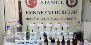 Beyoğlu'nda dükkanında sahte içki üreten "Sucu" tutuklandı