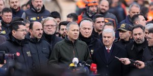 Yerlikaya: Kontrollü şekilde buradan enkazı kaldıracağız ve bu çalışmalarımızı bitireceğiz