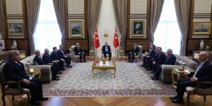Cumhurbaşkanı Erdoğan, Özbekistan ve Azerbaycan bakanlarını kabul etti