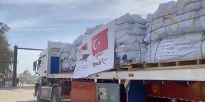 Türkiye'den gönderilen yardım malzemeleri Gazze'ye ulaştı!