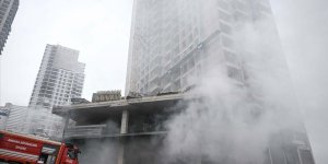 Ankara'da inşaat alanında çıkan yangın kontrol altında!
