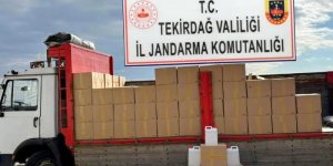 Tekirdağ'da 5 TON etil alkol ele geçirildi!