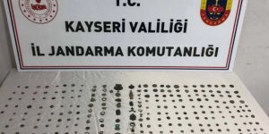 Kayseri'de 328 tarihi eser ele geçirildi: 1 gözaltı