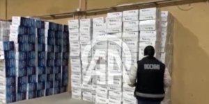 Adana'da bir depoda 28 milyon 150 bin makaron ele geçirildi!