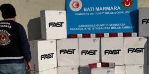Çanakkale'de bir gemide 7 bin 500 paket kaçak sigara ele geçirildi!