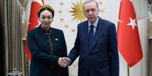 Cumhurbaşkanı Erdoğan, Dünyagözel Gulmanova'yı kabul etti