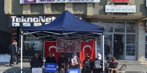 Muşlu aileler DEM Parti binası önündeki eylemlerini sürdürdü