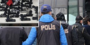 İstanbul'da kaçak silah imalatı ve ticareti operasyonu: 30 zanlı yakalandı