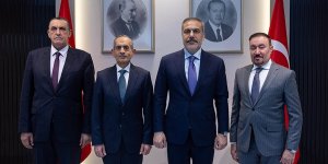 Dışişleri Bakanı Fidan, Irak Türkmen Cephesi Başkanı Turan'ı kabul etti