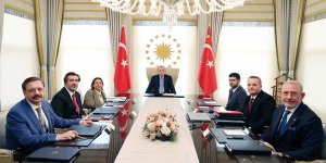 TVF Yönetim Kurulu Toplantısı, Cumhurbaşkanı Erdoğan'ın başkanlığında yapıldı