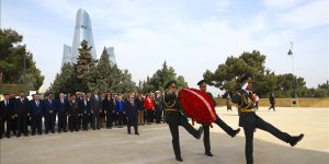 Azerbaycan'da Çanakkale Deniz Zaferi'nin 110. yıl dönümü dolayısıyla tören düzenlendi