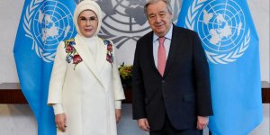 Emine Erdoğan, BM Genel Sekreteri Guterres ile görüştü