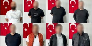 Gürcistan'a kaçan 8 şüpheli Türkiye'ye getirildi