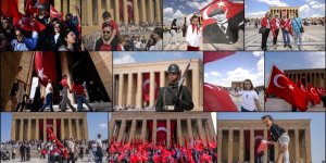 Anıtkabir 23 Nisan'da 200 bini aşkın ziyaretçiyi ağırladı