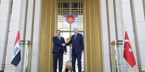 Cumhurbaşkanı Erdoğan, Irak Başbakanı Sudani'yi resmi törenle karşıladı