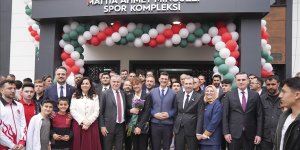 Ahmet Minguzzi Spor Tesisi'nin açılışı yapıldı