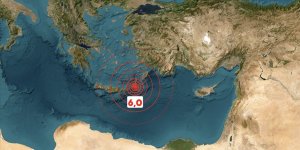 Akdeniz'de 6,0 büyüklüğünde deprem