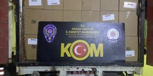 Adana'da 3 milyon 907 bin makaron ele geçirildi